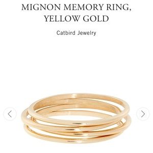 Catbird Mignon Memory Ring